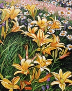 Yellow flowers with daisies